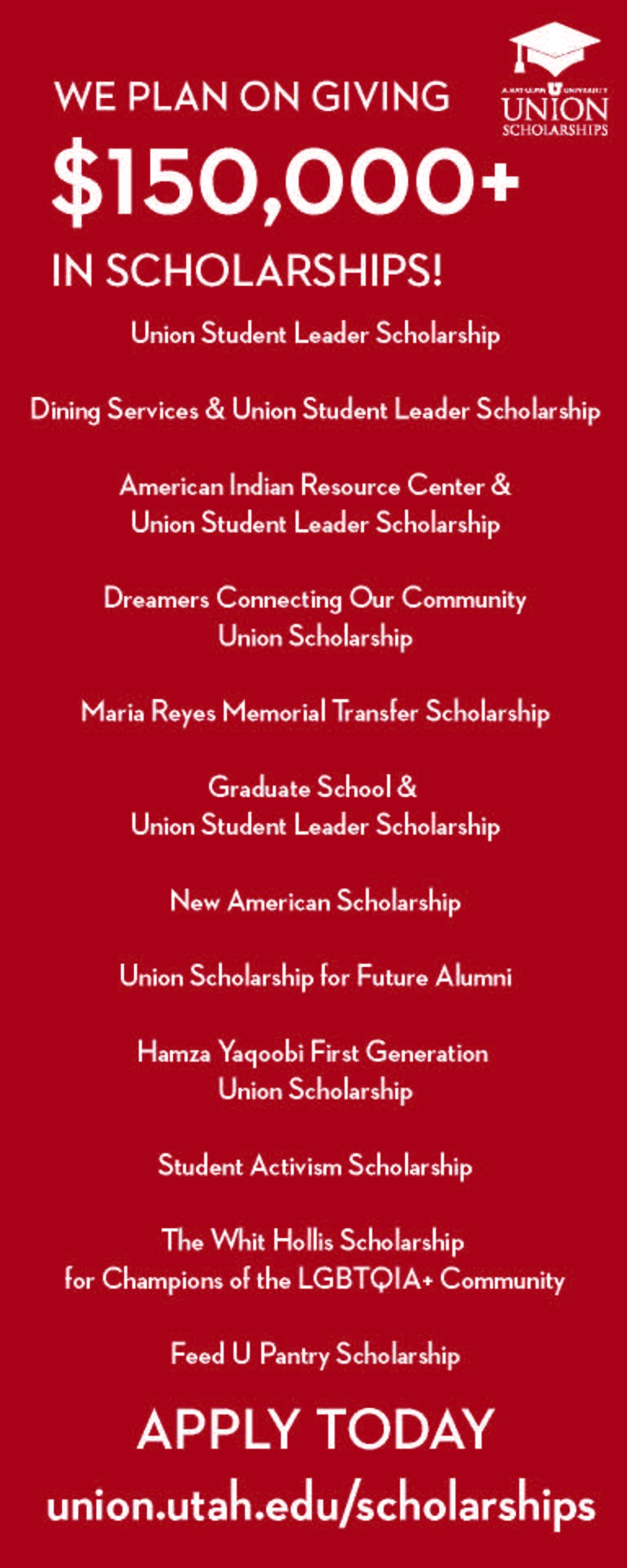 union scholarships