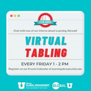learning abroad virtual tabling