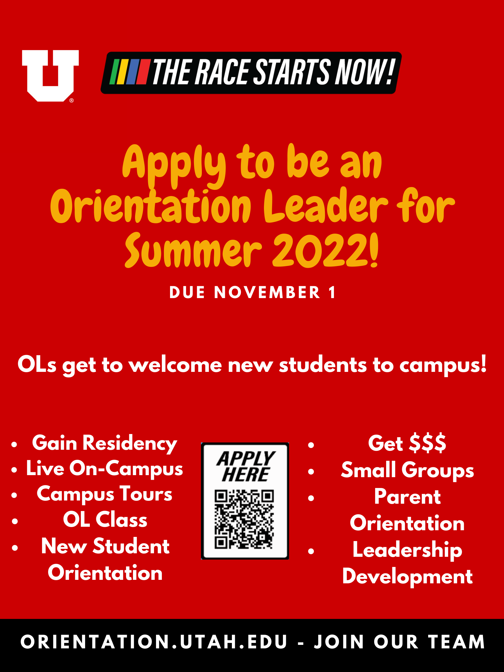 orientation leader applications